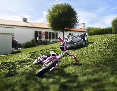 Husqvarna Automower 430X Robotic Lawn Mower with GPS Assisted Navigation, Automatic Lawn Mower with Self Installation and Ultra-Quiet Smart Mowing Technology for Medium to Large Yards (0.8 Acre)