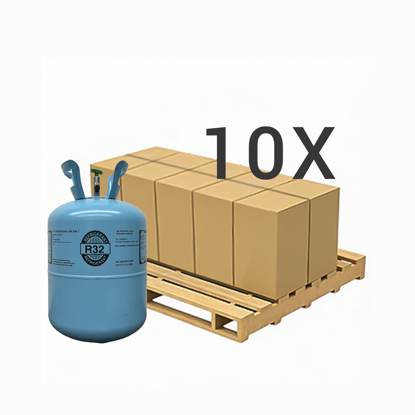 20.9LB R32 (R-32) Refrigerant Gas | 5 Cylinders