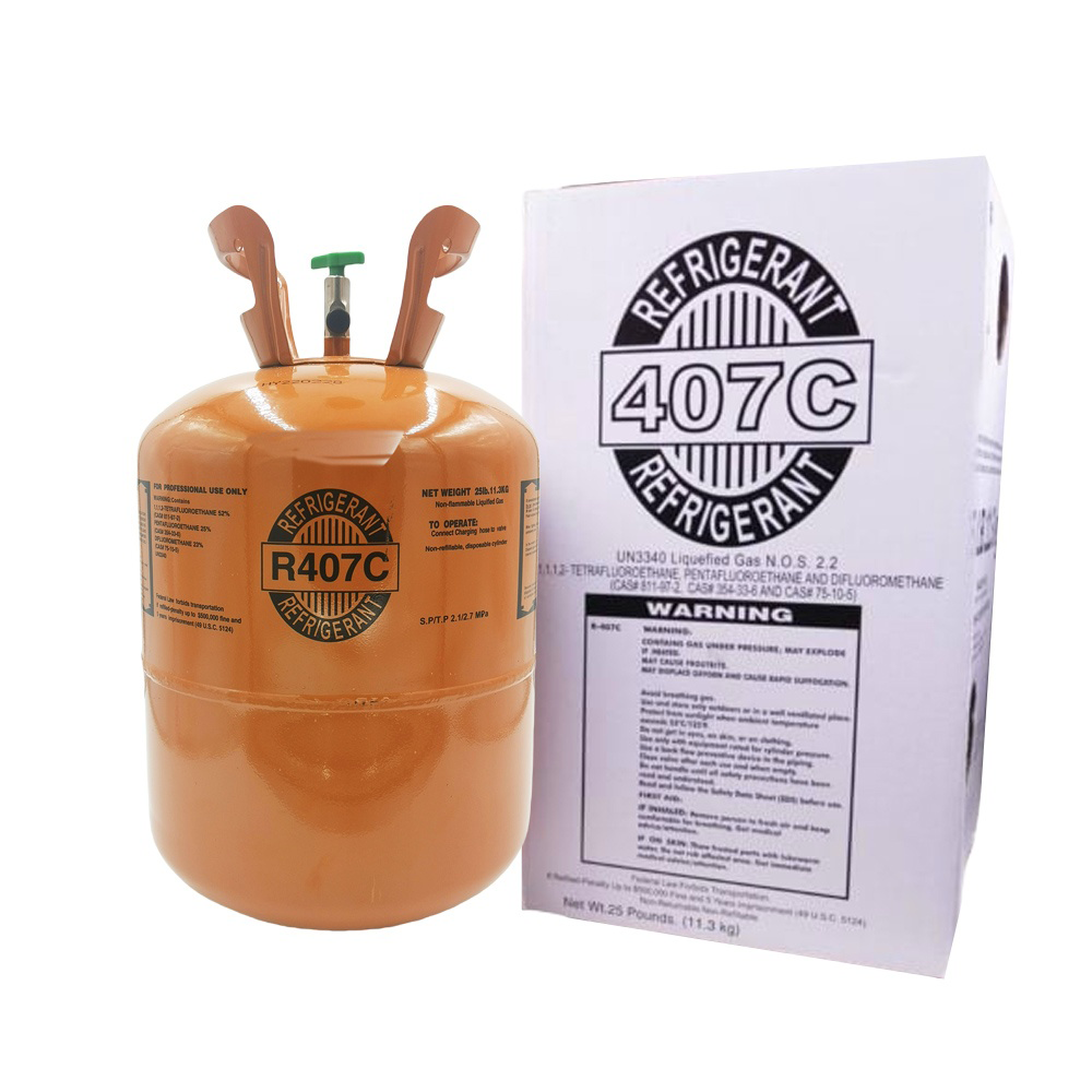 25LB R407C (R-407C) Refrigerant Gas | 10  Cylinders