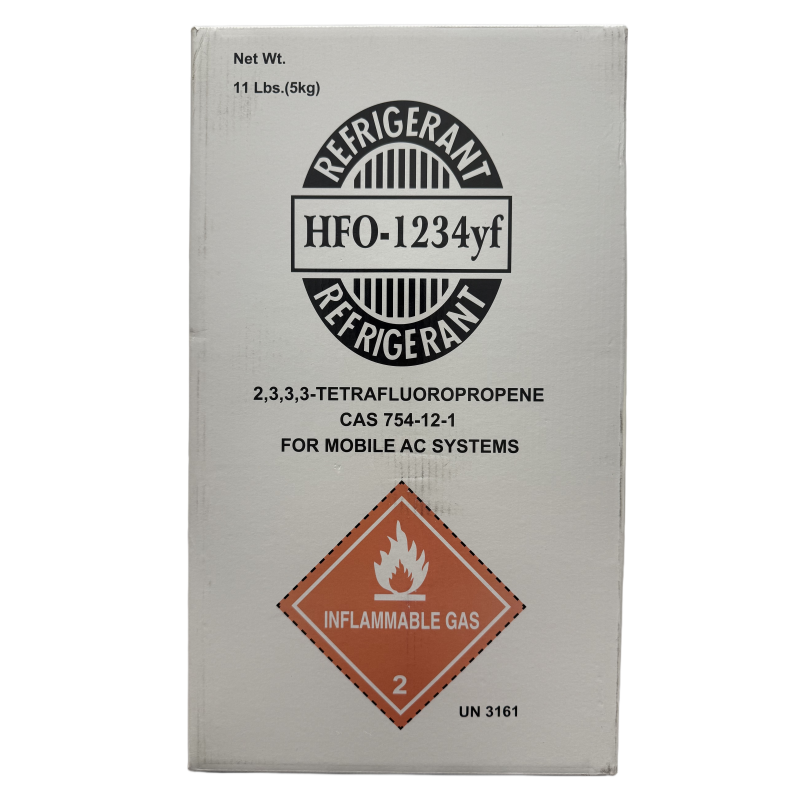 11 LB R1234yf (R-1234yf) Refrigerant Gas | 5 Cylinders