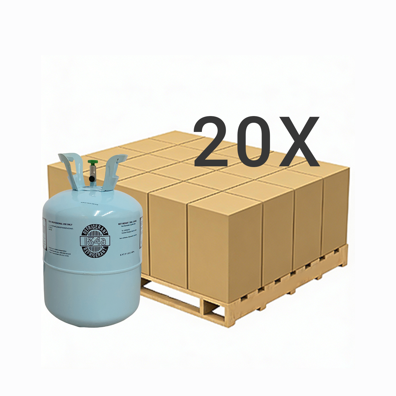 30LB R134A (R-134A) Refrigerant Gas | 5 Cylinders