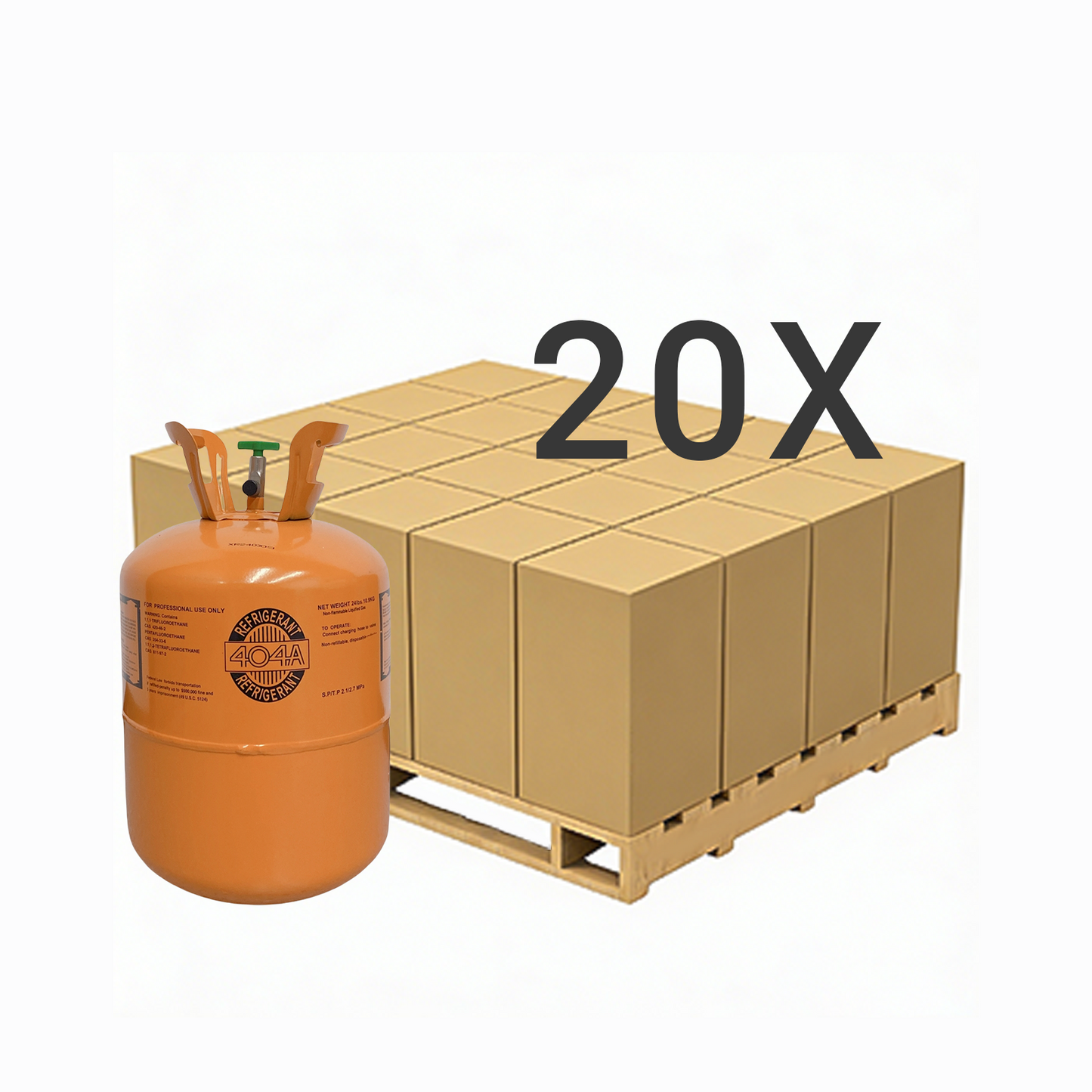 24LB R404A (R-404A) Refrigerant Gas
