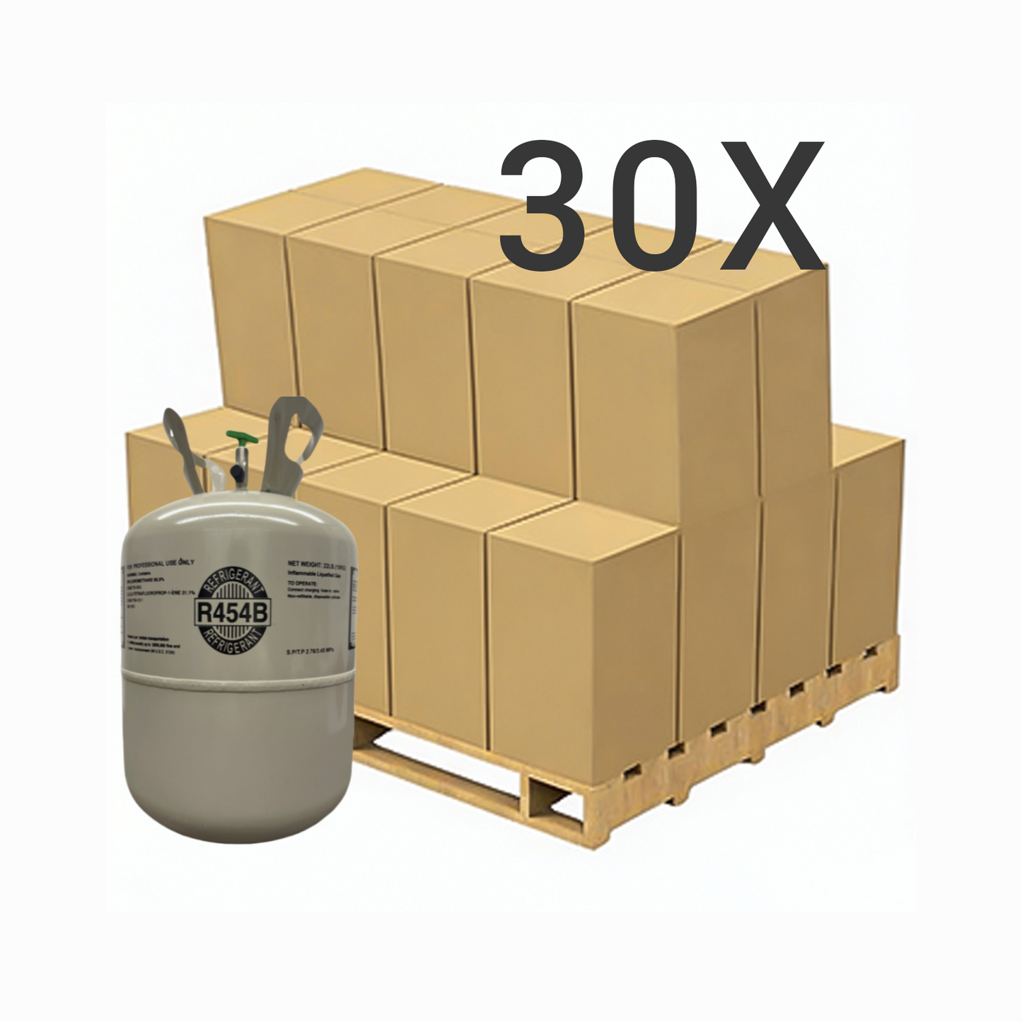 22LB R454B (R-454B) Refrigerant Gas | 5 Cylinders
