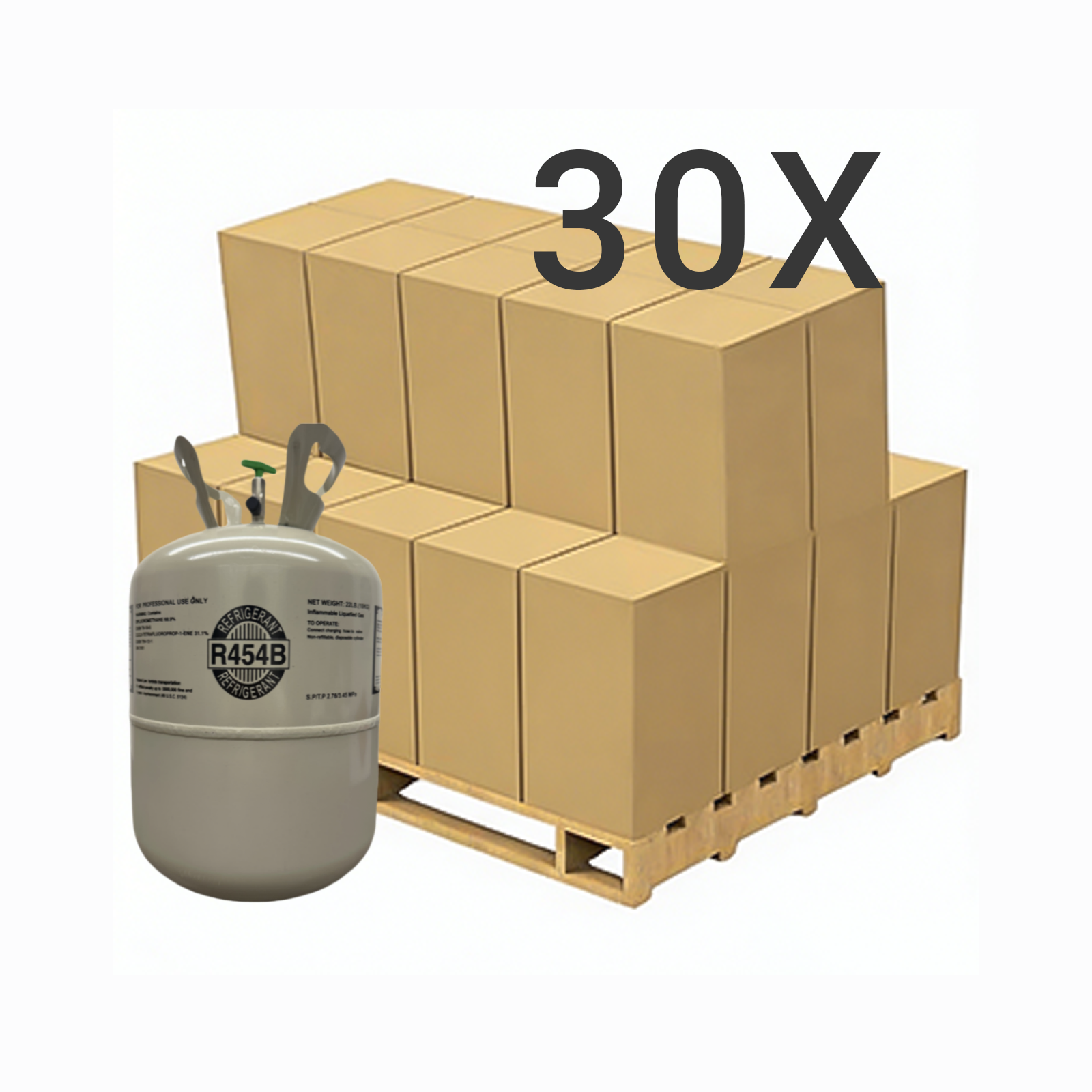 22LB R454B (R-454B) Refrigerant Gas | 5 Cylinders