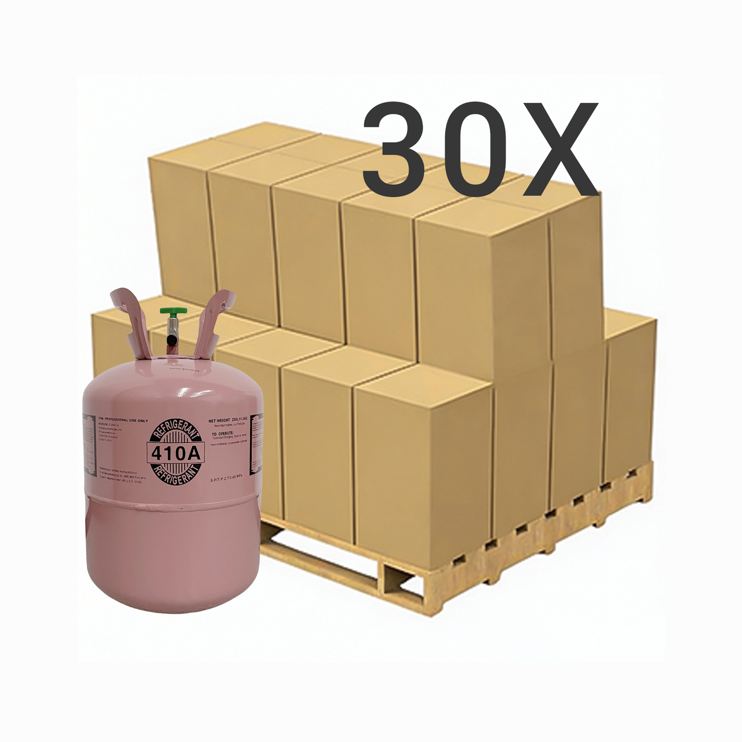 25LB R410A (R-410A) Refrigerant Gas | 5 Cylinders