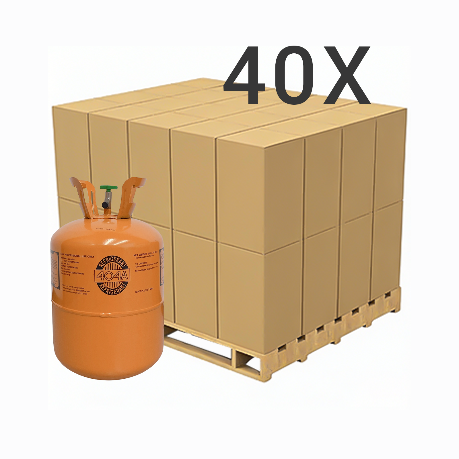 24LB R404A (R-404A) Refrigerant Gas
