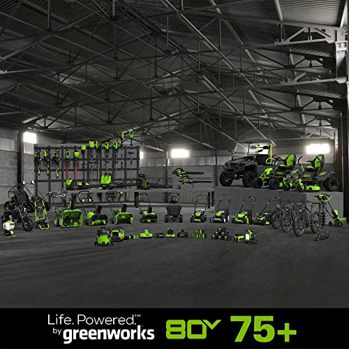 Greenworks PRO 80V 42” CROSSOVERT Riding Lawn Mower, (6) 4.0Ah Batteries and (3) Dual Port Turbo Chargers