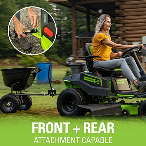 Greenworks PRO 80V 42” CROSSOVERT Riding Lawn Mower, (6) 4.0Ah Batteries and (3) Dual Port Turbo Chargers
