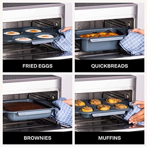 Brava Oven Chef's Choice Set: 10-in-1 Touchscreen Countertop Smart Oven, Air Fryer, 6-Slice Toaster, Slow Cooker, Reheater, Dehydrator, Rice Cooker, Healthy & User Friendly, Auto-Shut Off, 1800W