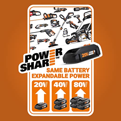 Worx Landroid L 20V 6.0Ah Robotic Lawn Mower 1/2 Acre / 21,780 Sq Ft. Power Share - WR155 (Battery & Charger Included)