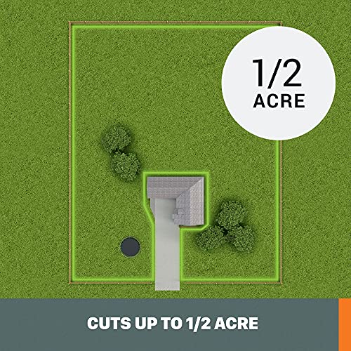 Worx Landroid L 20V 6.0Ah Robotic Lawn Mower 1/2 Acre / 21,780 Sq Ft. Power Share - WR155 (Battery & Charger Included)
