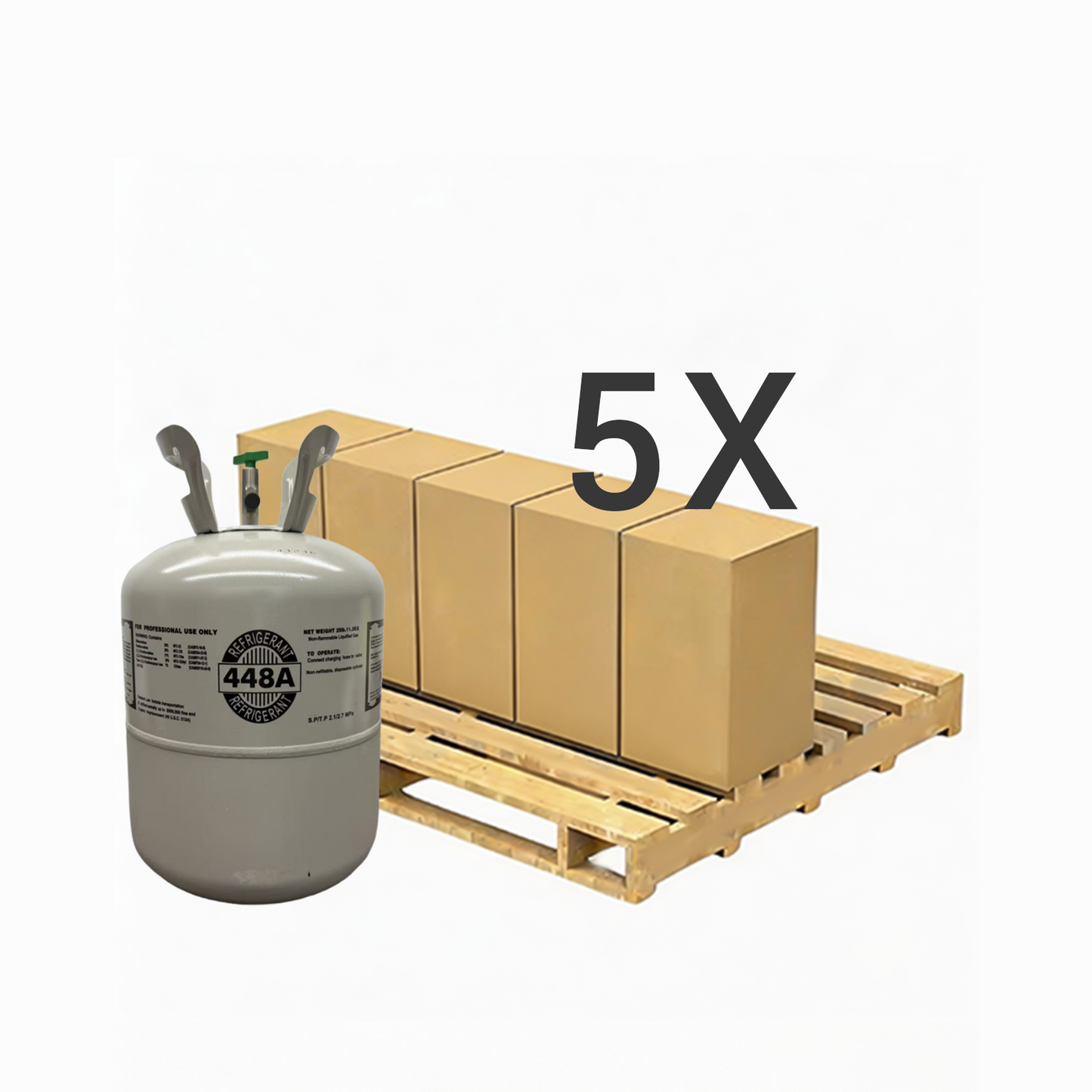 25LB R448A (R-448A) Refrigerant Gas | 40 Cylinders