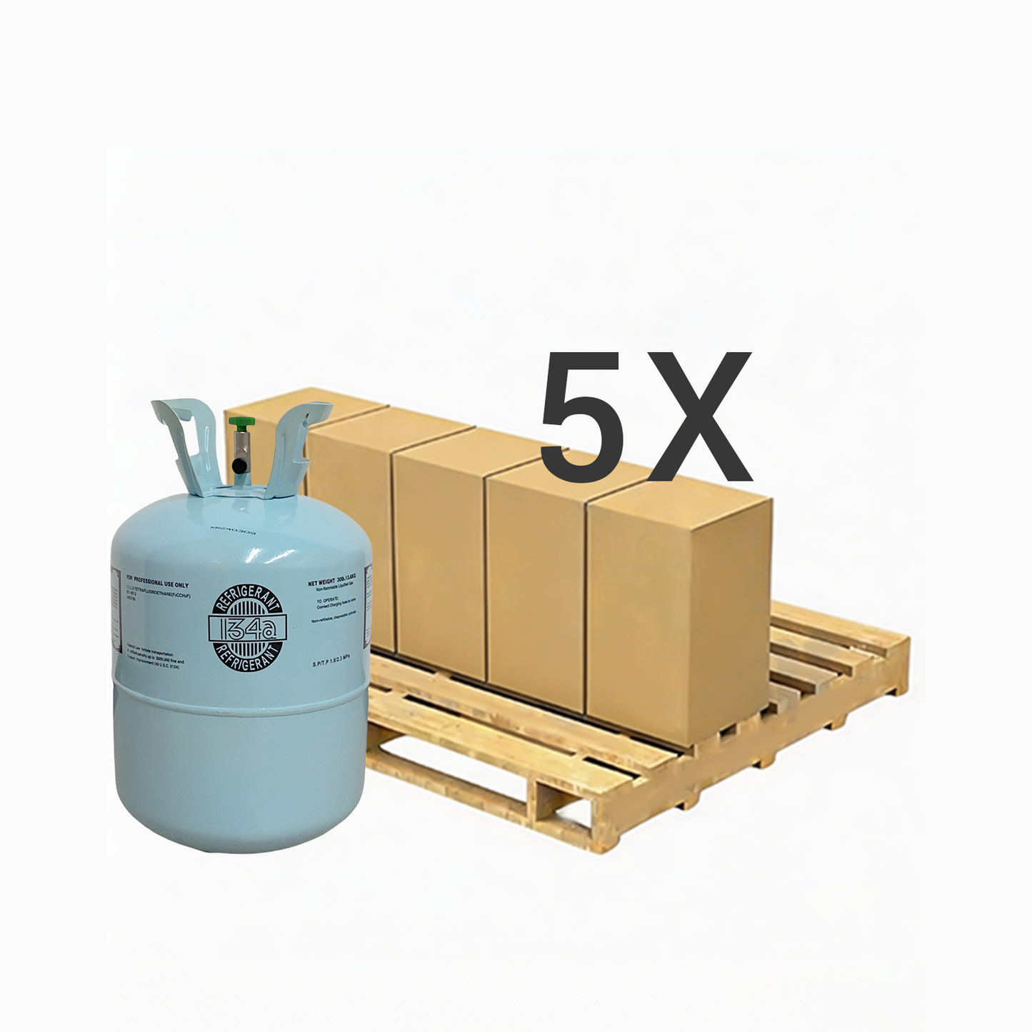 30LB R134A (R-134A) Refrigerant Gas | 30 Cylinders