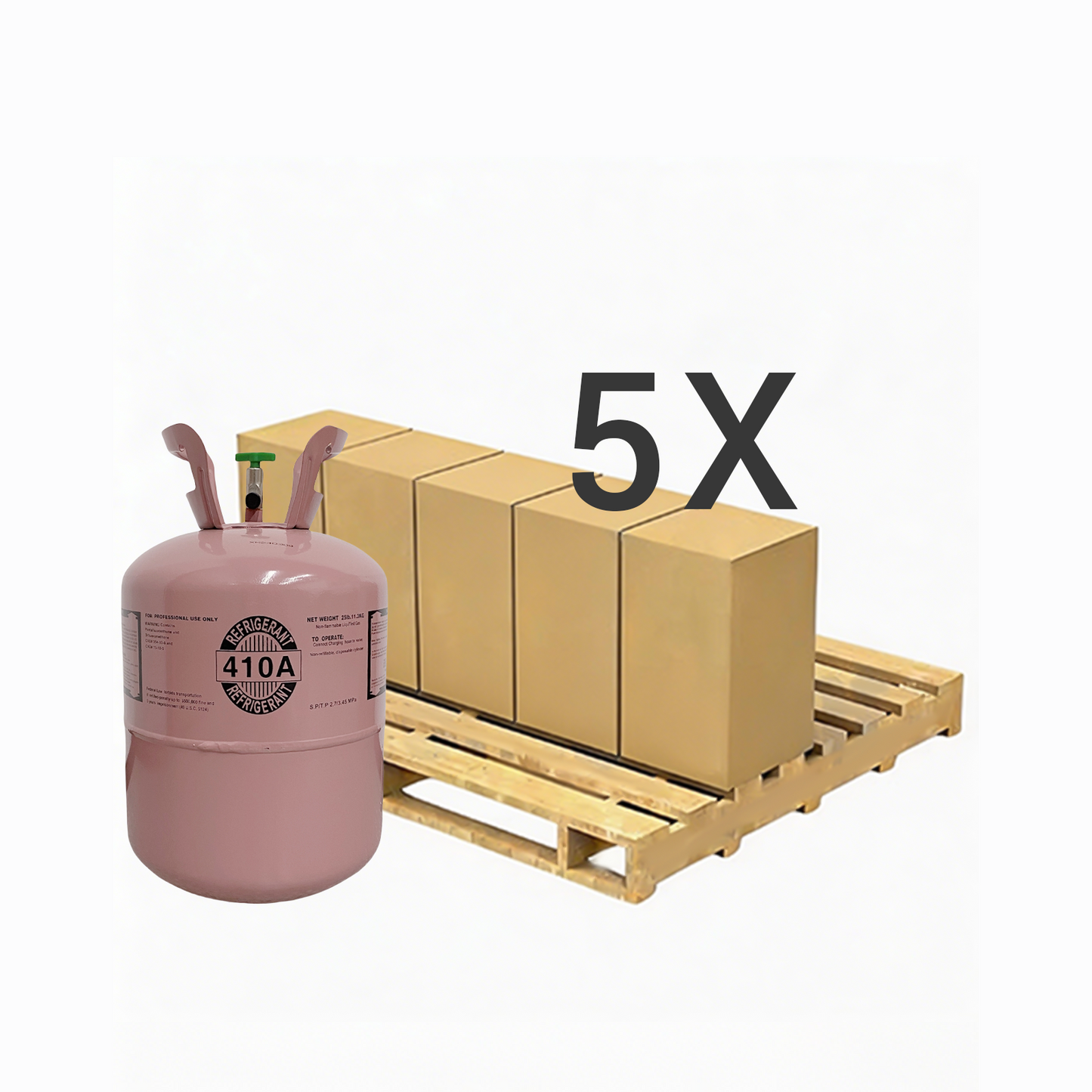 25LB R410A (R-410A) Refrigerant Gas | 30 Cylinders