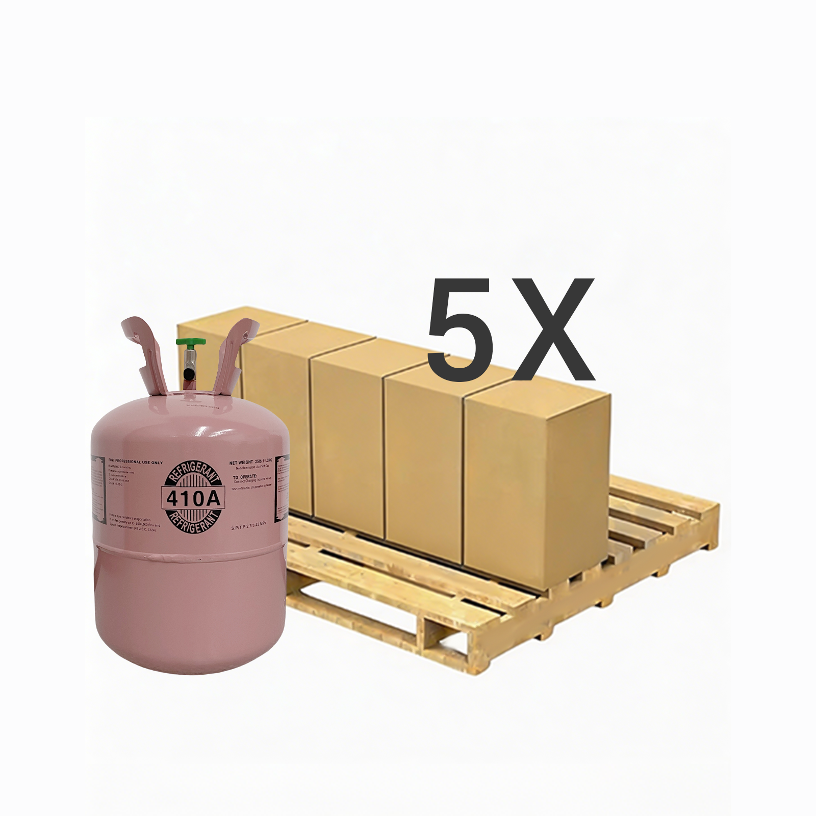 25LB R410A (R-410A) Refrigerant Gas | 30 Cylinders
