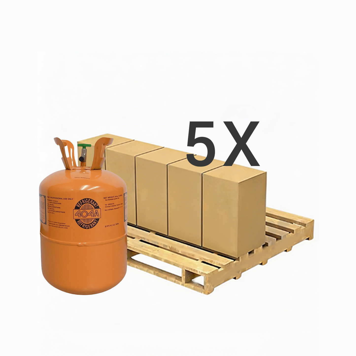 24LB R404A (R-404A) Refrigerant Gas | 20 Cylinders
