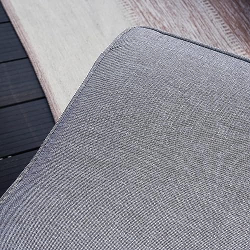 Grand patio Sofa Sets 6 Pieces Conversation Set with Fire Pit Table, PE Wicker Patio Furniture Sectional Sofa with Thick Cushions for Yard Garden Porch (Set for 5 Firetable, 6 PCS)