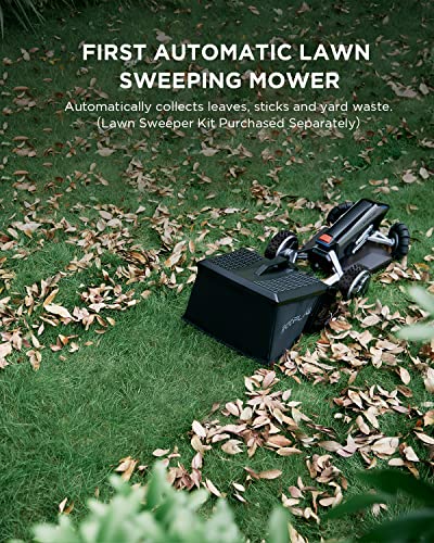 EF ECOFLOW Blade Robotic Lawn Mower, Wire-Free Boundaries, Auto-Route Planning with GPS, RTK Smart Obstacle Avoidance, Water-Resistant Anti-Theft Auto Lock Robot Mower for Yards up to 0.7 Acres